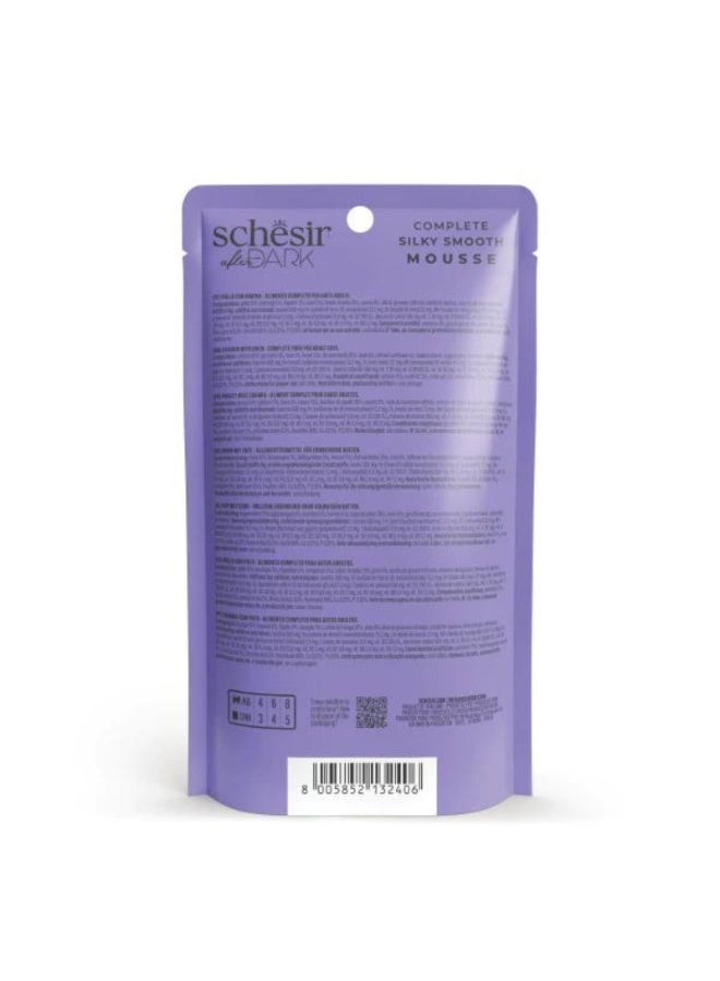 Schesir After Dark Velvet Mousse For Cat - Chicken With Duck 80g - Image 4